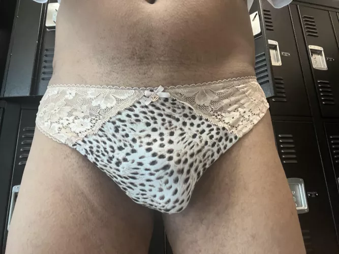 My panties I put on at the gym.