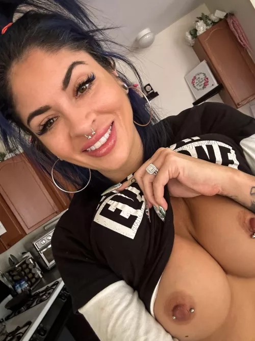 My pierced nipples are great for sucking