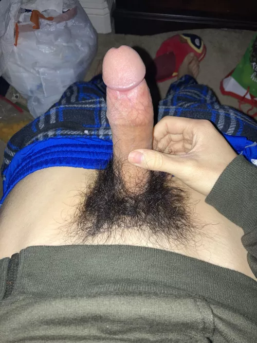 never shaved before!