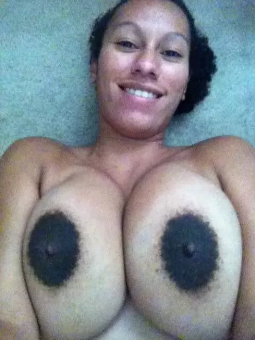 Pregnant areolas are the biggest and darkest. What do you think of wifey’s?