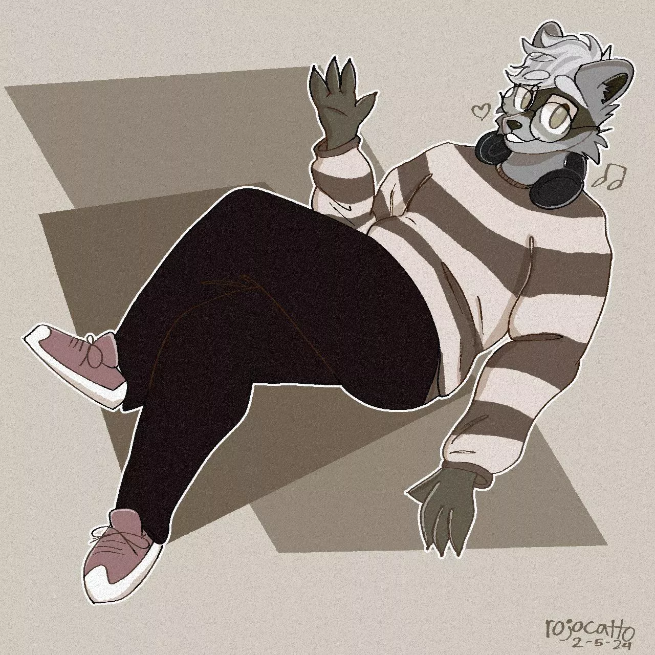 Raccoon boyo (my art)