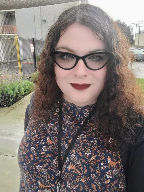 Rainy day at work. Feeling a little under the weather.