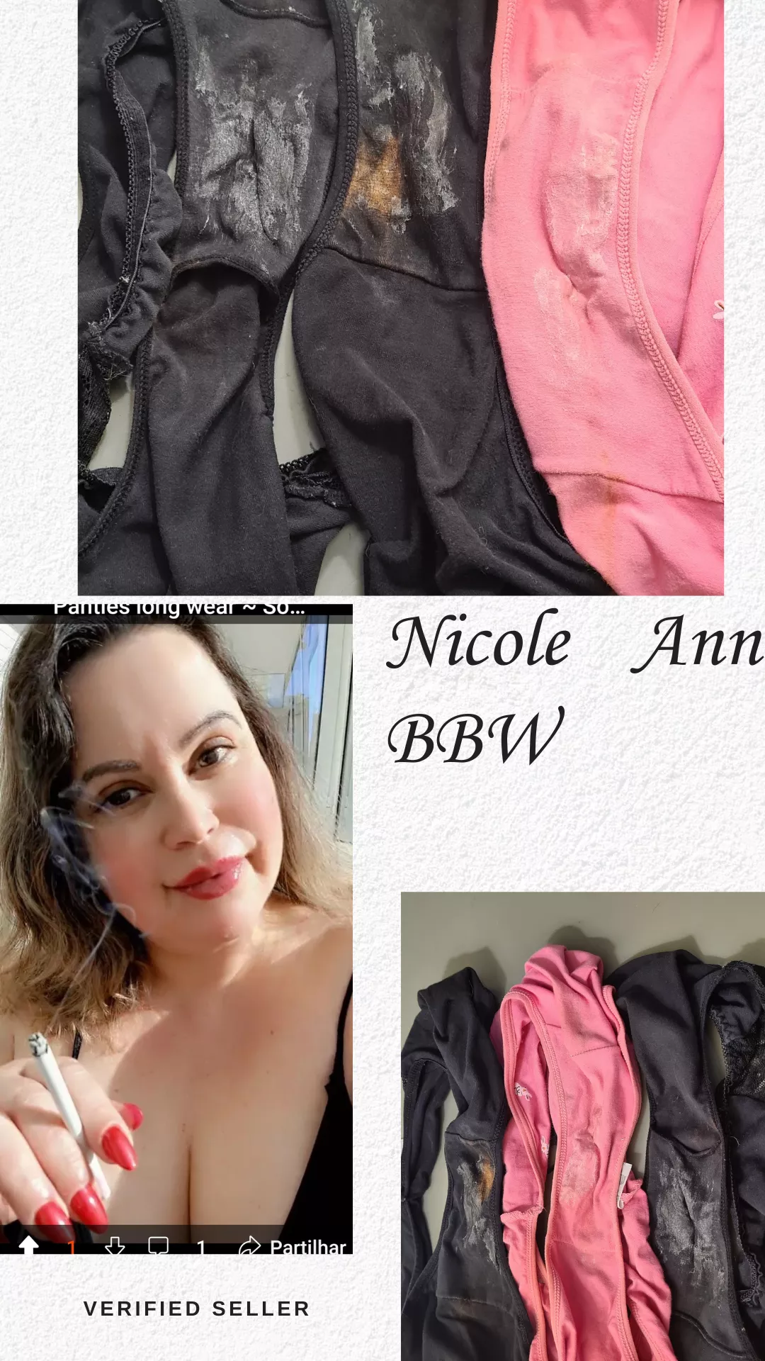 [Selling] [EU] 3 lovely fullbacks of the week 24h wear each! I customize panties with add ons of your choice extra days ~ Fetish friendly [F]. Ship worldwide vac sealed discret pkg Snapchat: annnicoleann2 Telegram: @annnicoleann