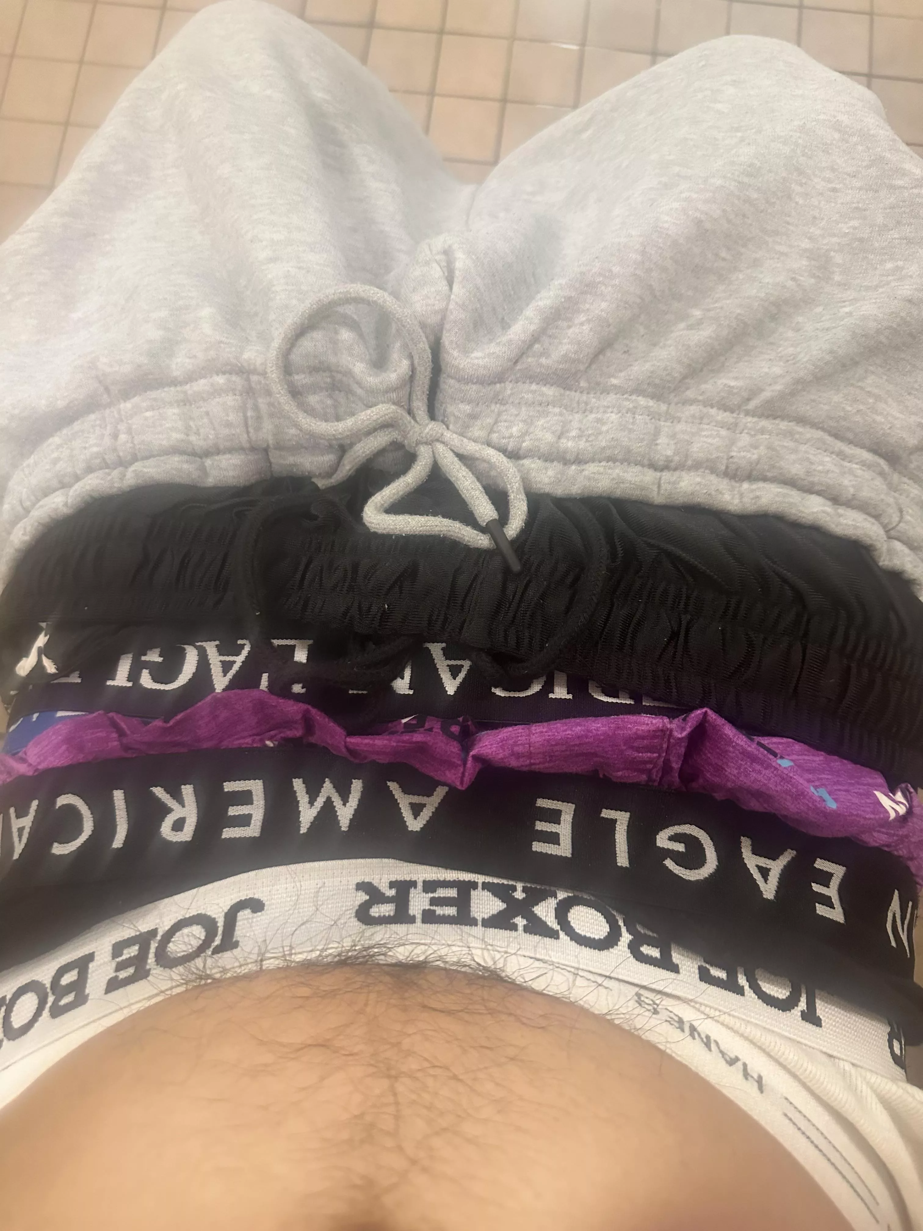 Shirtless Sagging in the steam room at the gym