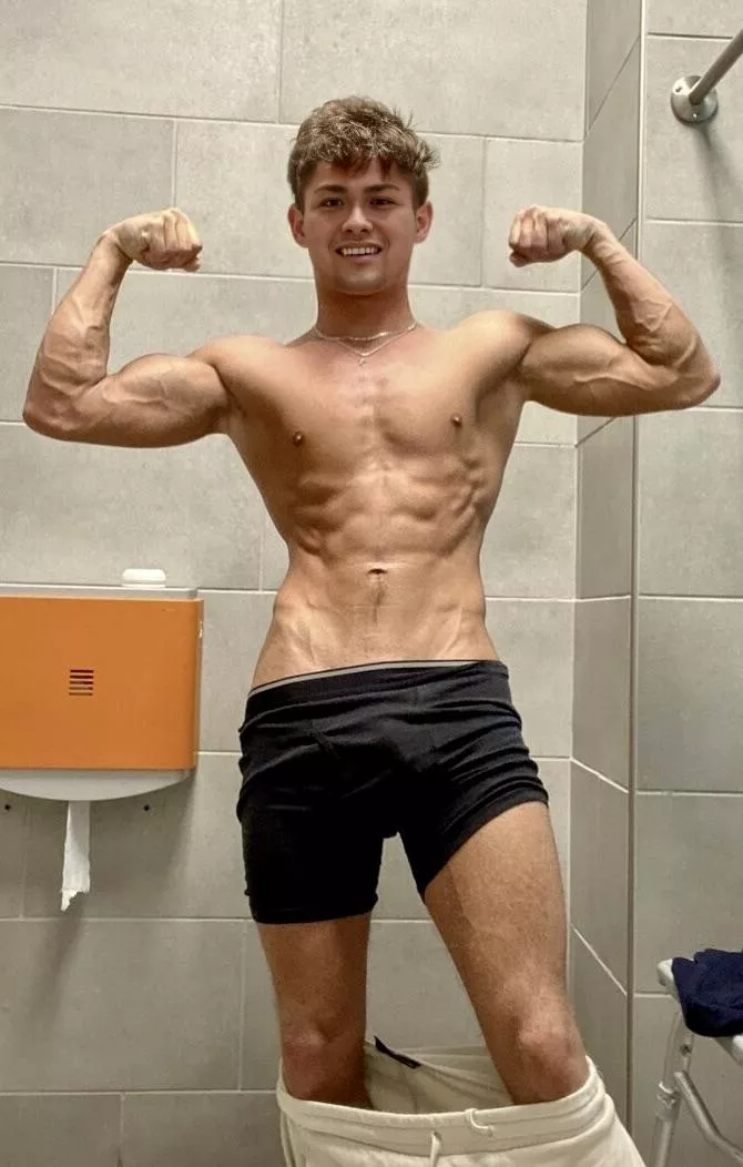 Showing off my boxer shorts