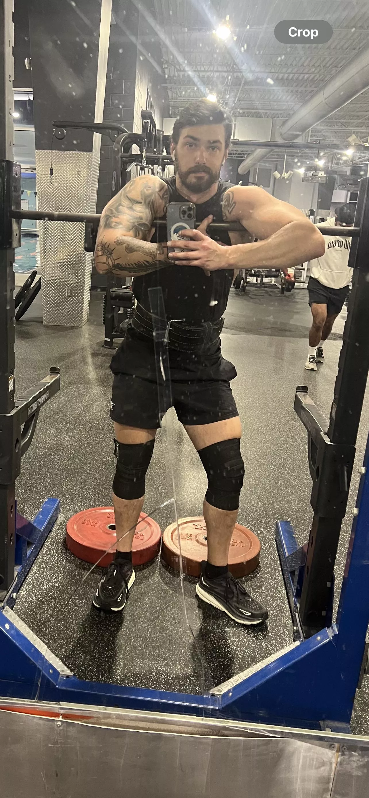 Time to do some front squats Time to do some front squats