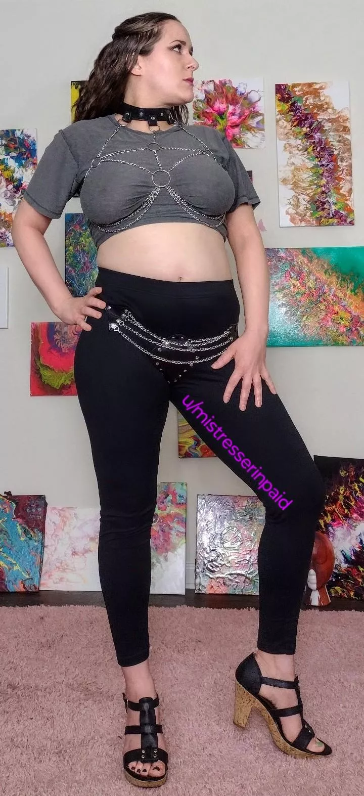 What do you think of chain link body harnesses with leggings?