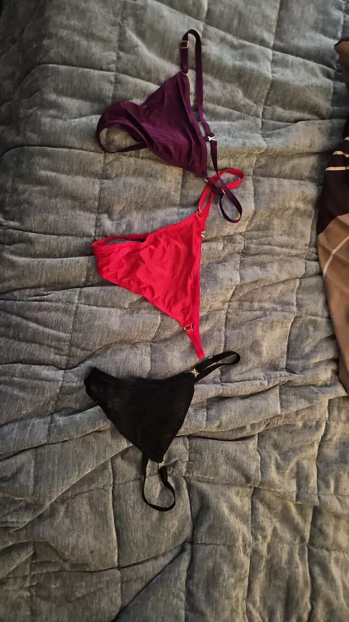 Who wants to pick out a gstring for me to wear