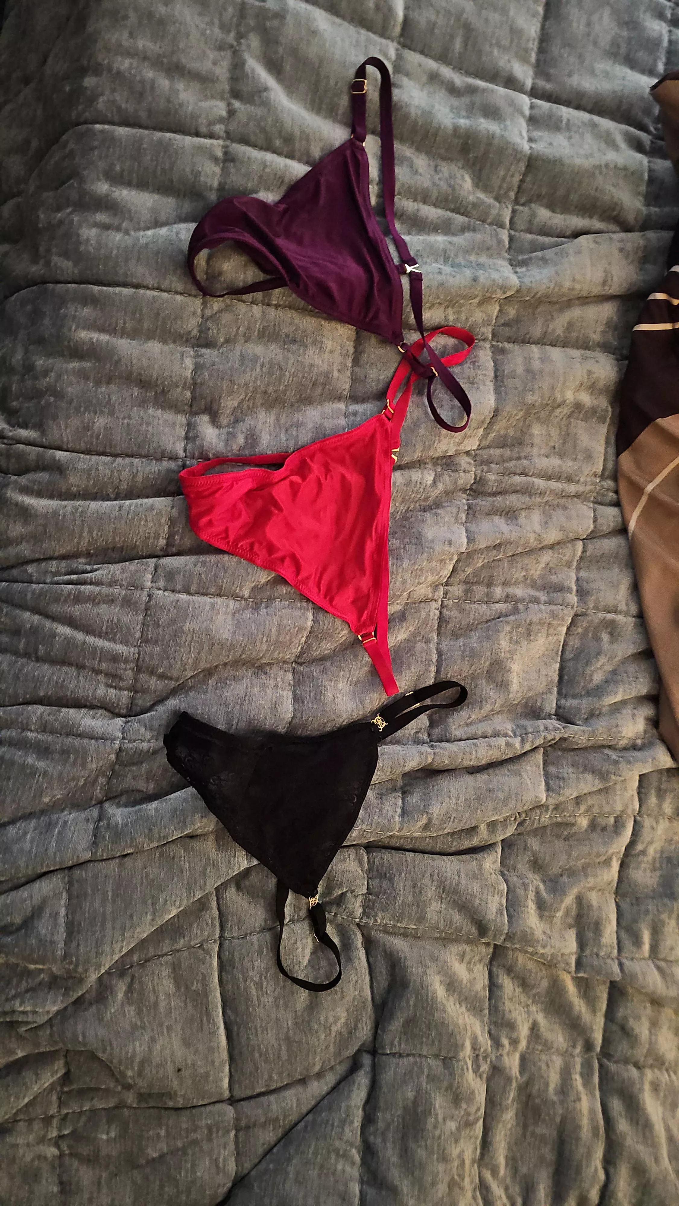 Who wants to pick out a gstring for me to wear