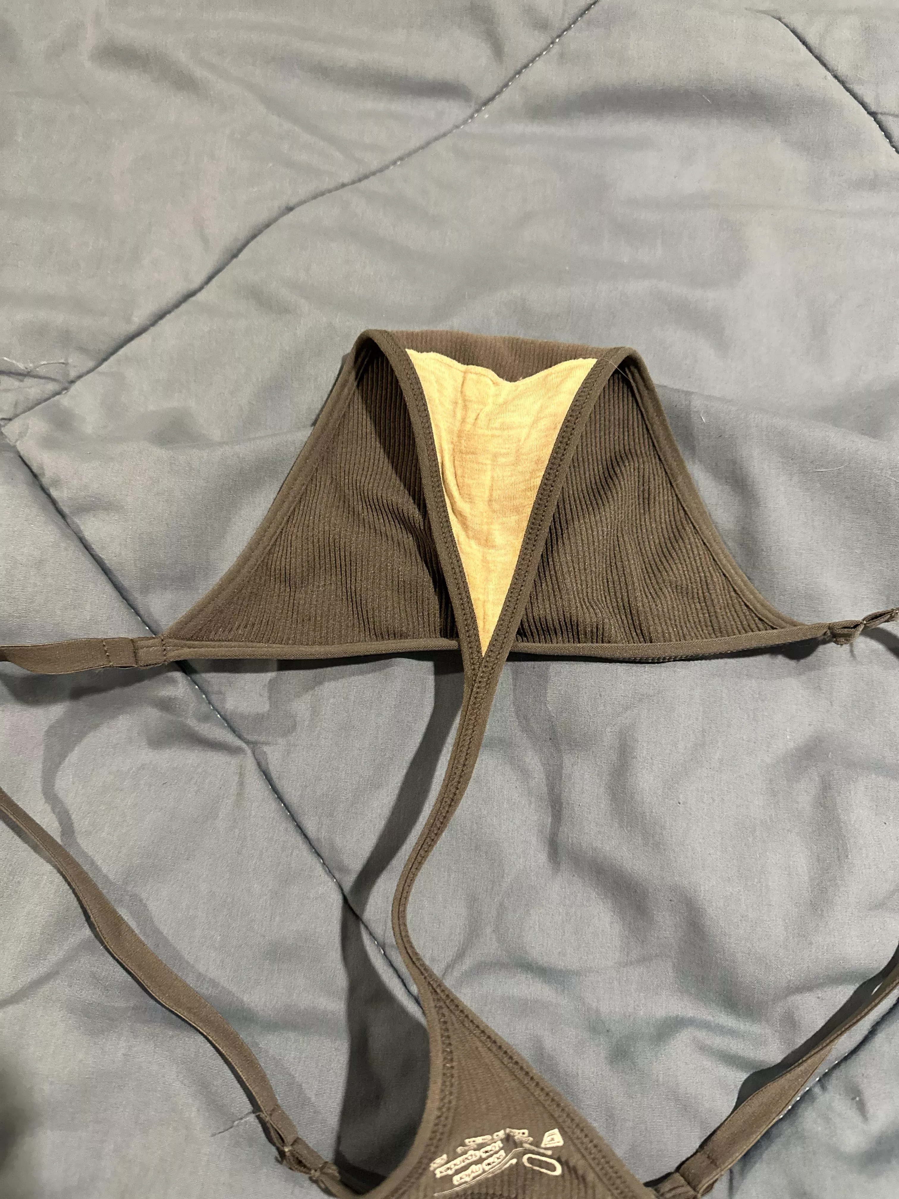 Wife’s new thong she wore all weekend