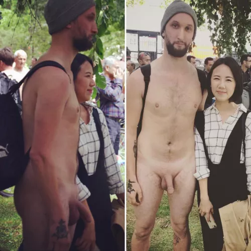 A couple more pics from the London World Naked Bike Ride