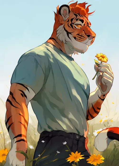A Very Handsome Tiger [BigRoundLion]
