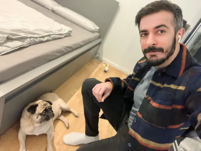 As you can see he’s tired of my shit.