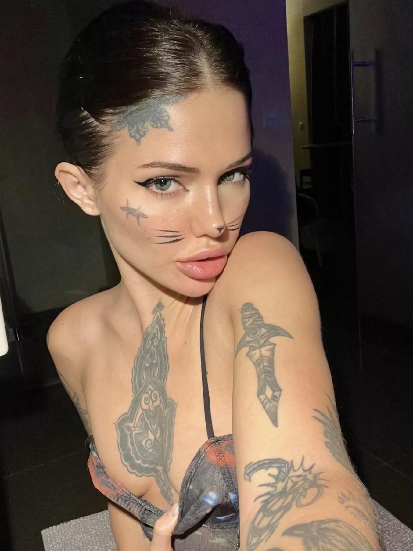 Cats love to lick, I'm definitely a cat