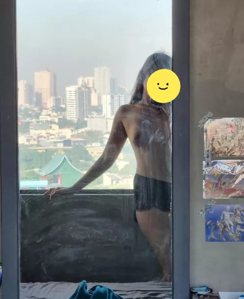 Clean this mirror [f]or me? 🫠