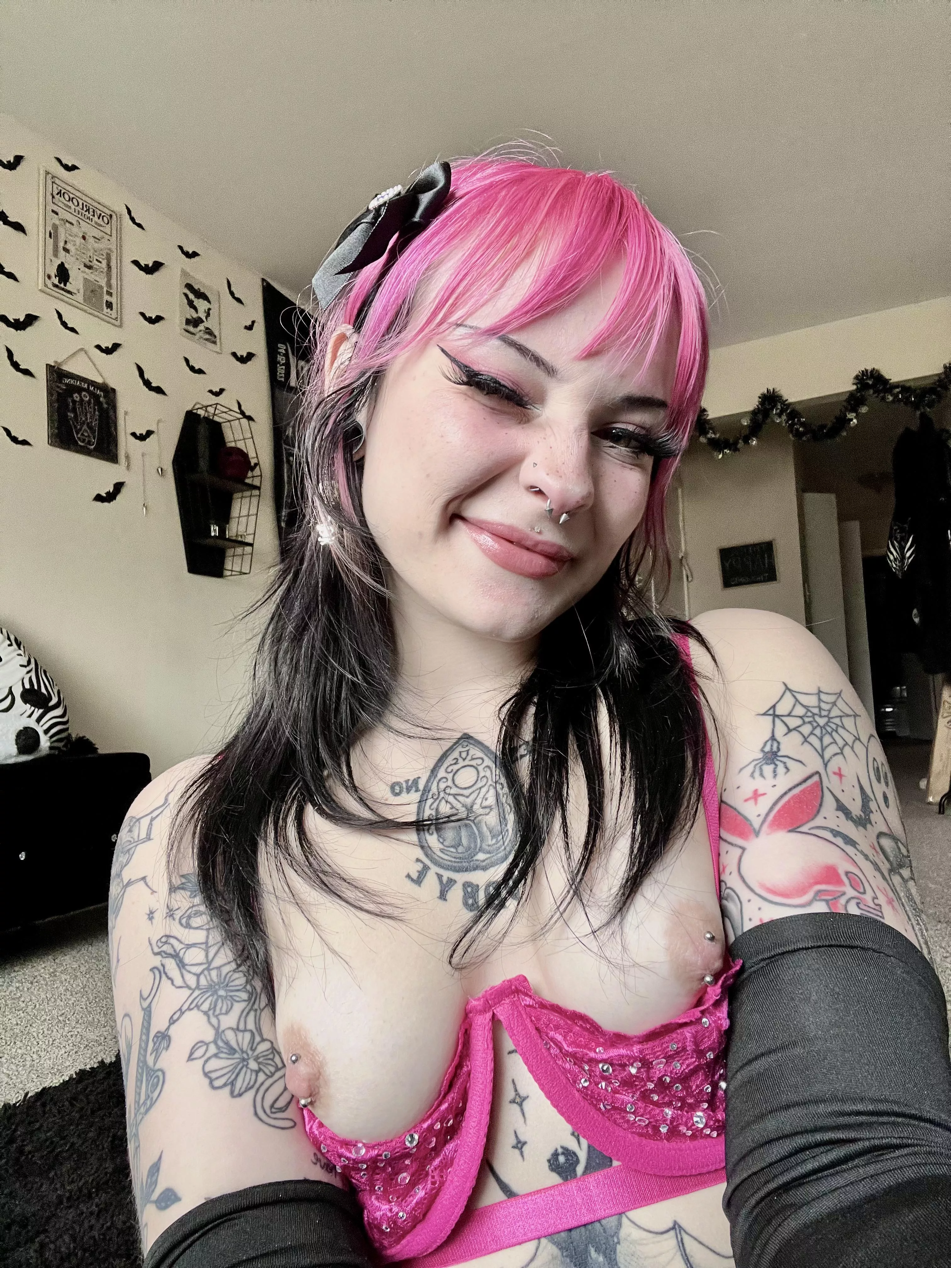 did my cute emo body get you hard?