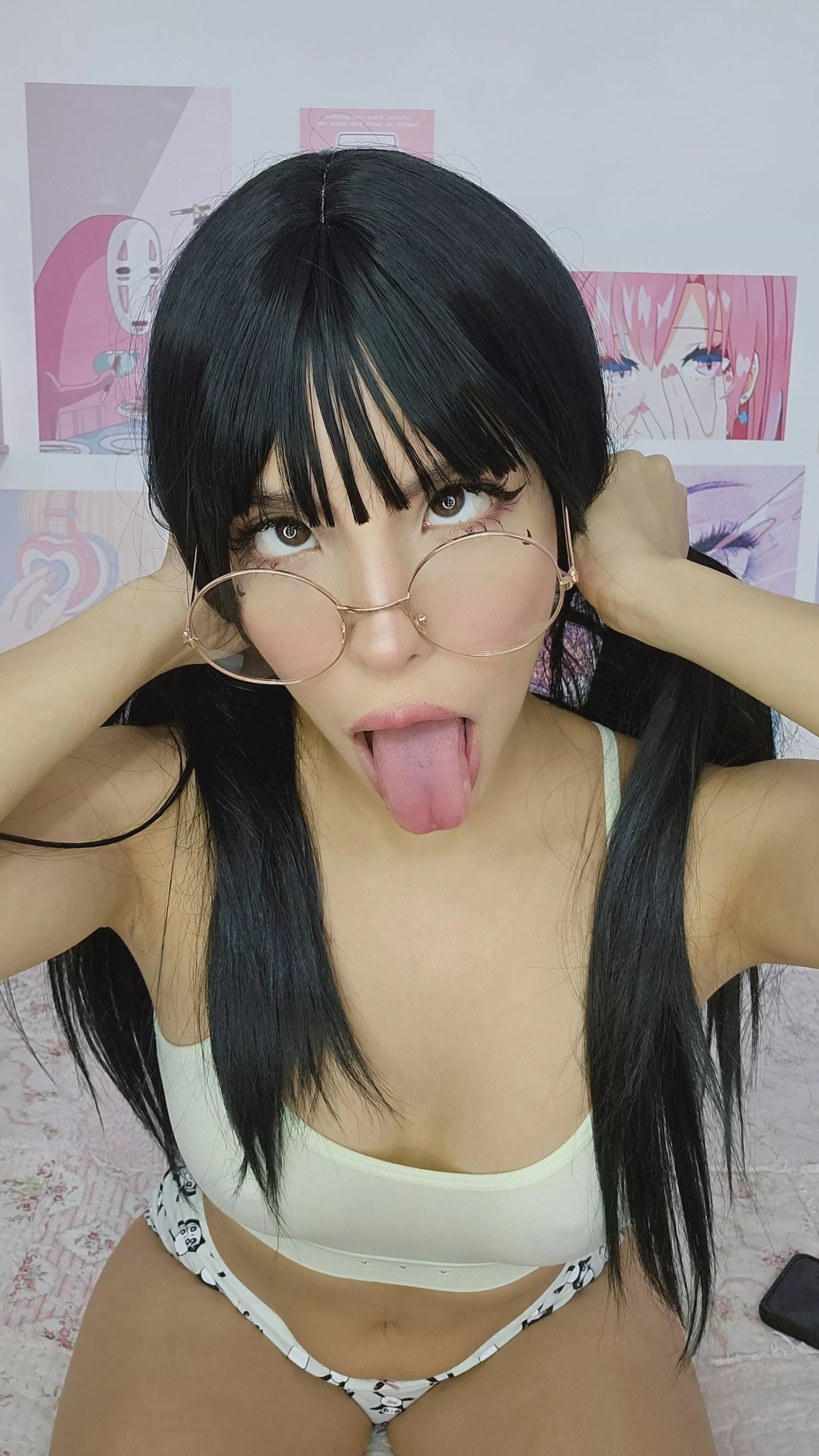 down to get frisky with this 18yo anime-loving cutie?