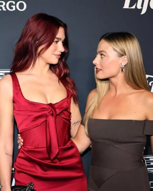 Dua Lipa and Margot Robbie