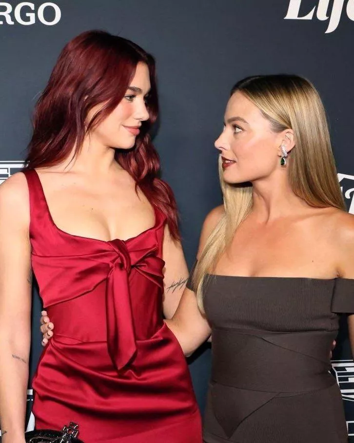 Dua Lipa and Margot Robbie