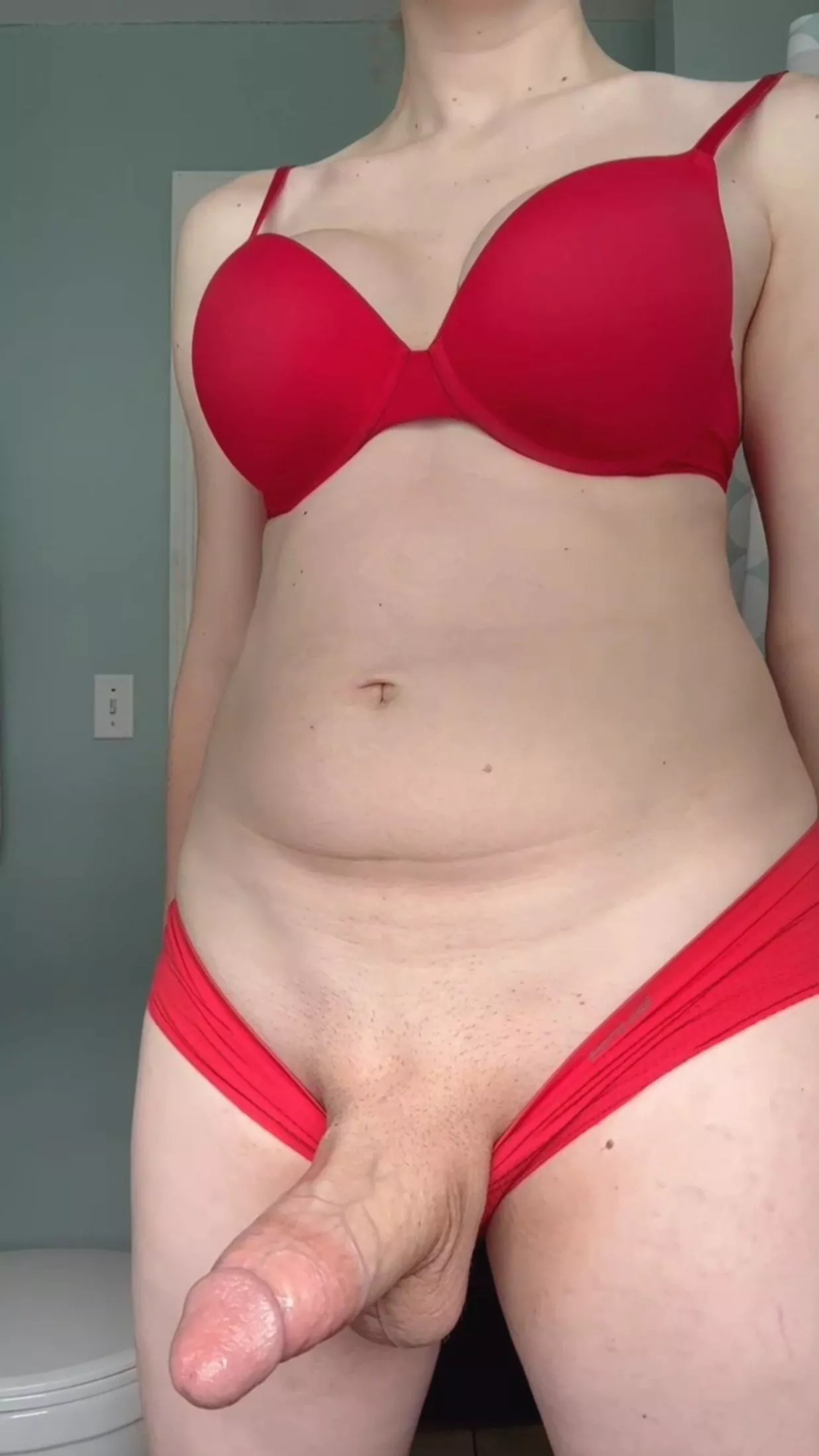 Eat up for me. Mommy has pole