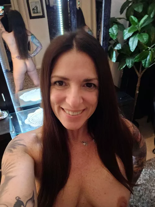 Face, tits, or ass. Where are u cumming [48f]