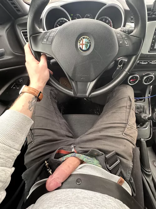 Feeling naughty on the highway