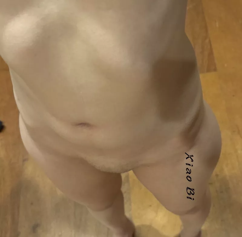 Fresh out of the shower with a little stubble (sorry!)