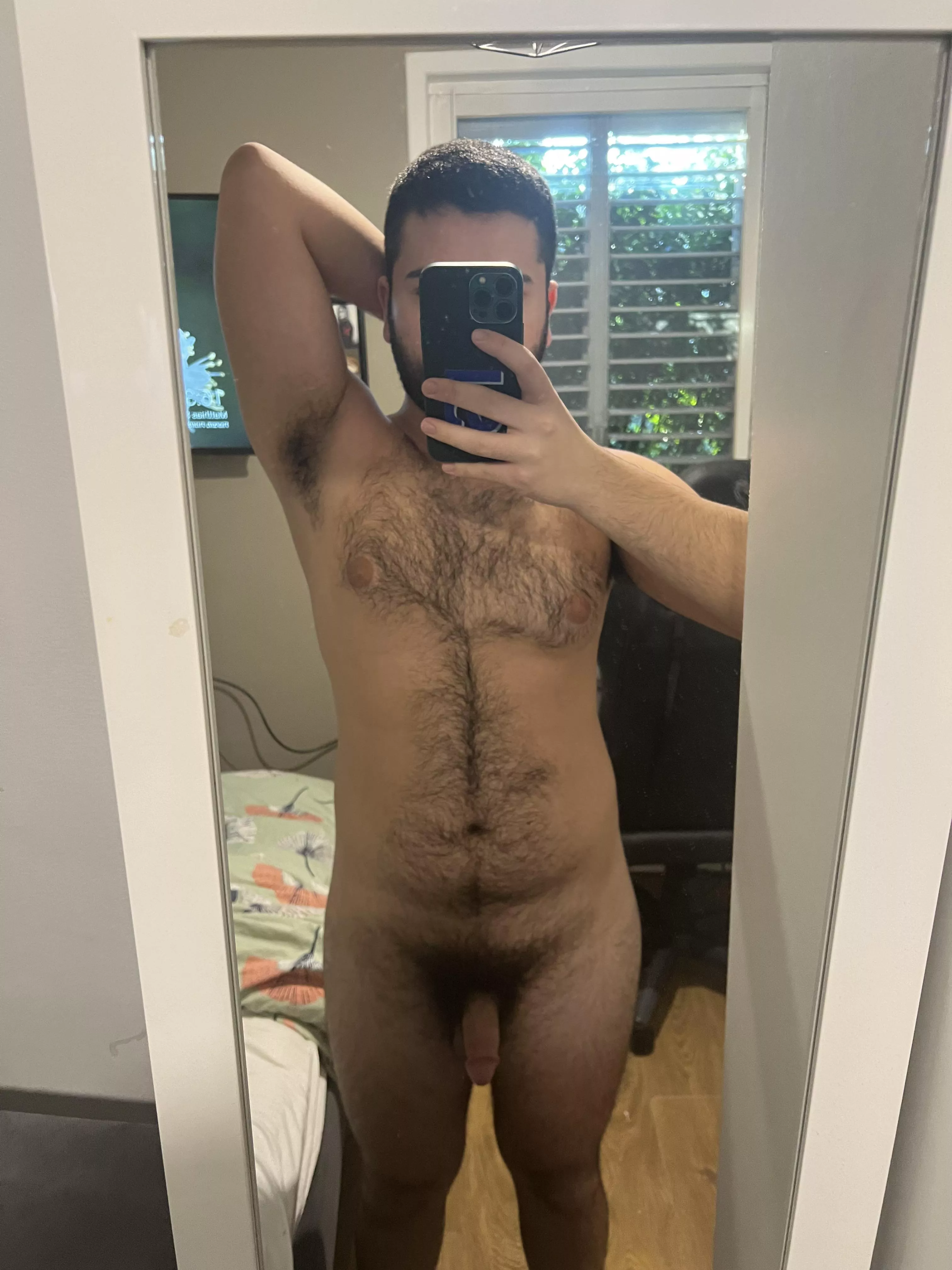 Hairy arab man