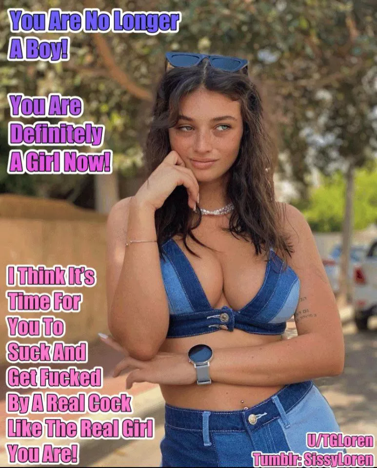 It’s about time sissy!