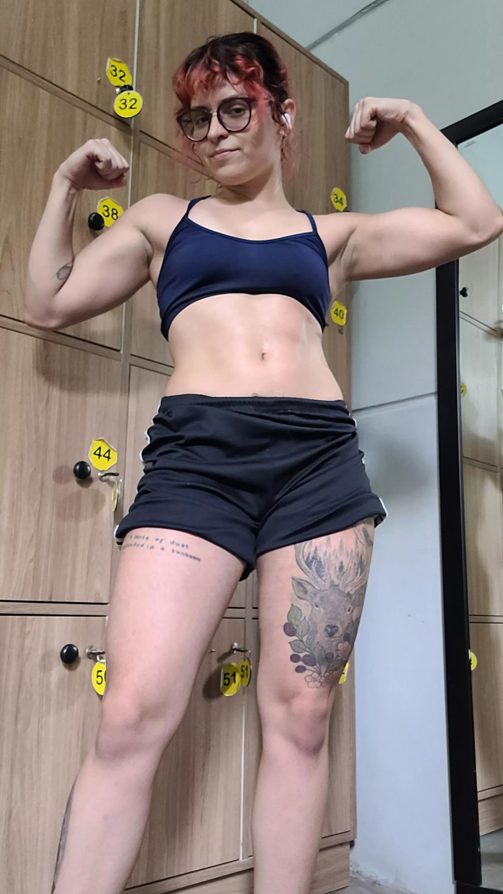 Just a sweaty boi remembering you to hit the gym this week!