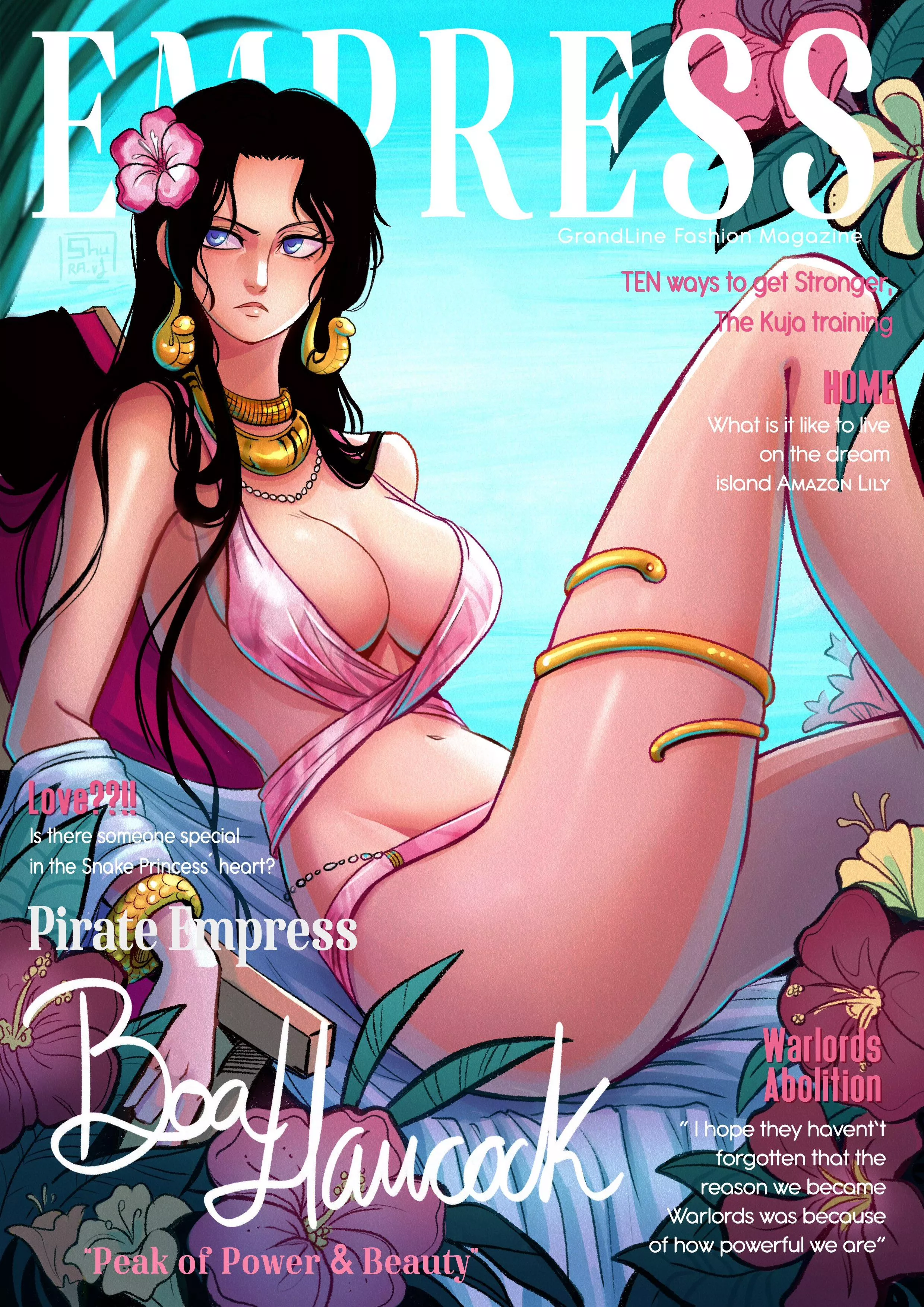 🎊 Launching New Magazine 🎊 starring Pirate Empress Boa Hancock 💘😍