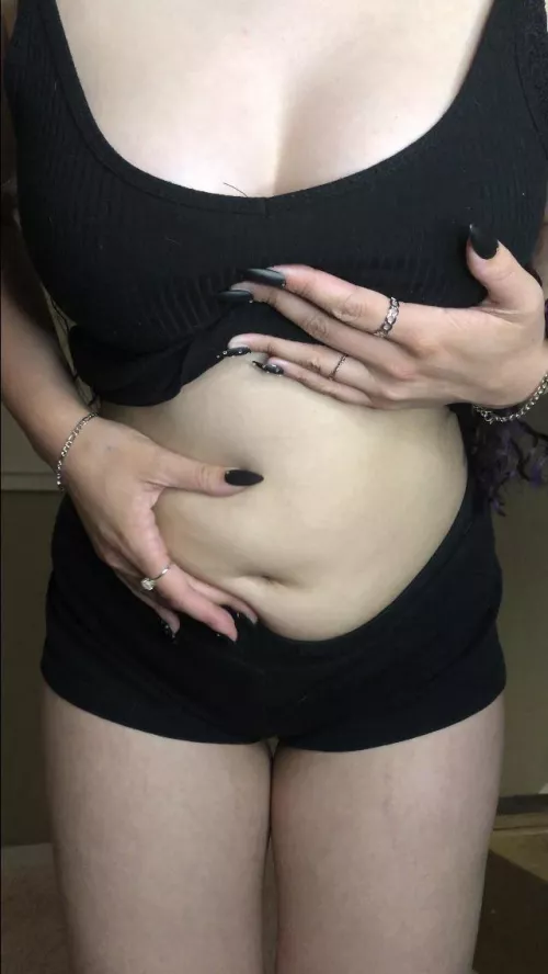 My stuffed soft belly