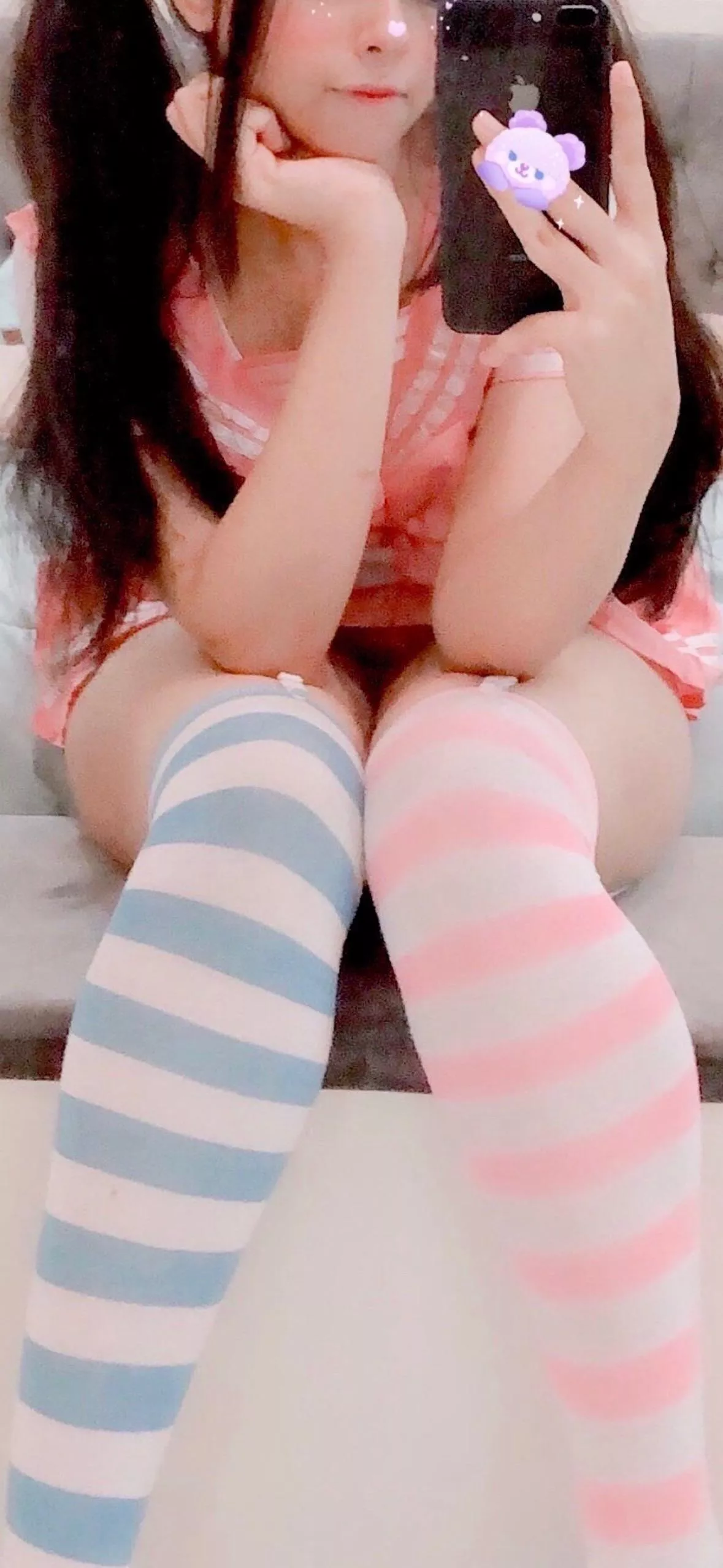 Old photo of the first time I dressed feminine