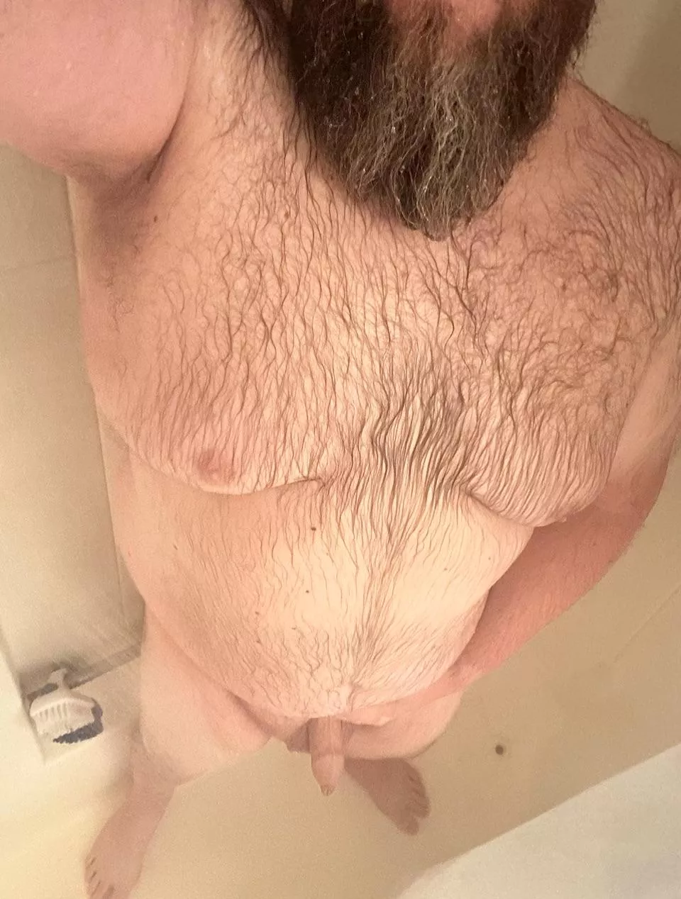 Scrub our chests against each other and dock?