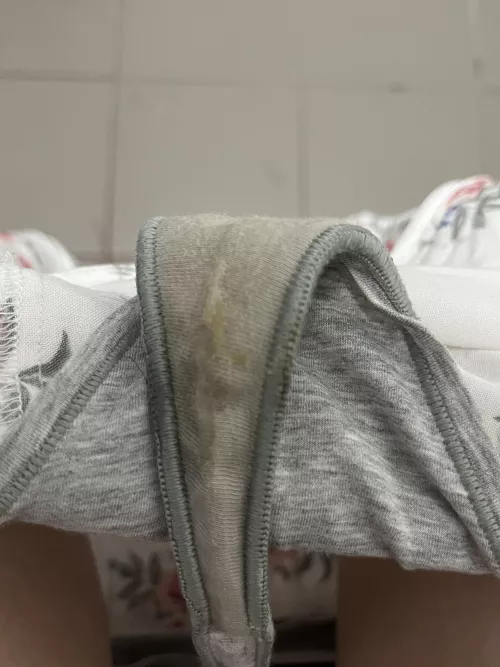 So not only I’ve been crying, I’ve been leaking everywhere too includes on my panties. Fertility starting