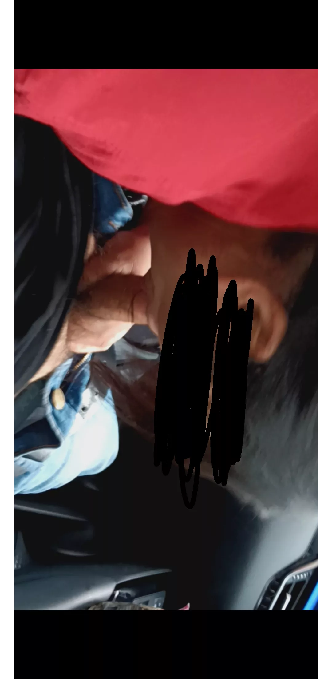 Sucling while driving