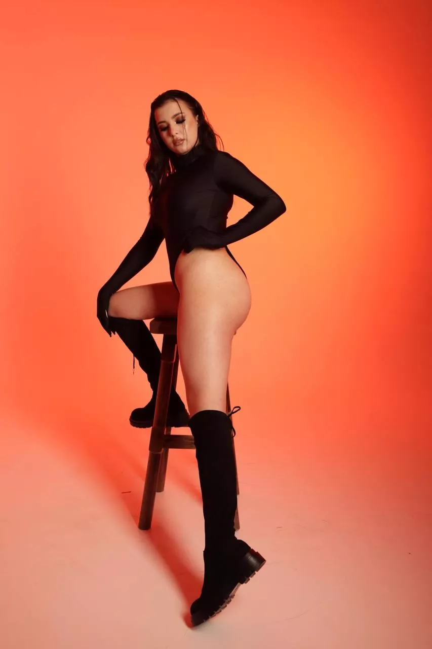 Ukrainian With Some Knee High Boots and Legs Waiting for You