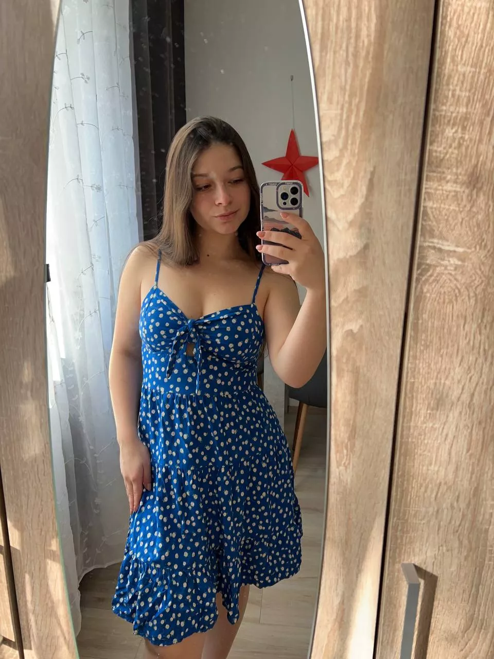 What do you think of my dress?