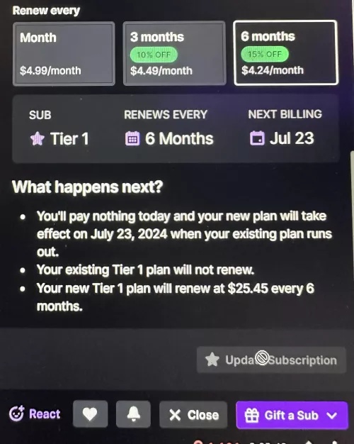Why isn’t it letting me renew?