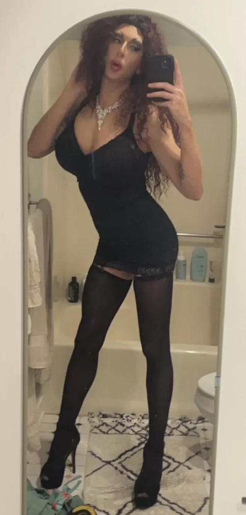 Would you fuck me in a little black dress?