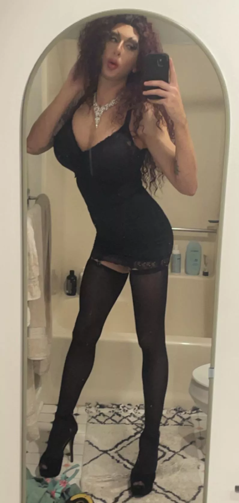 Would you fuck me in a little black dress?