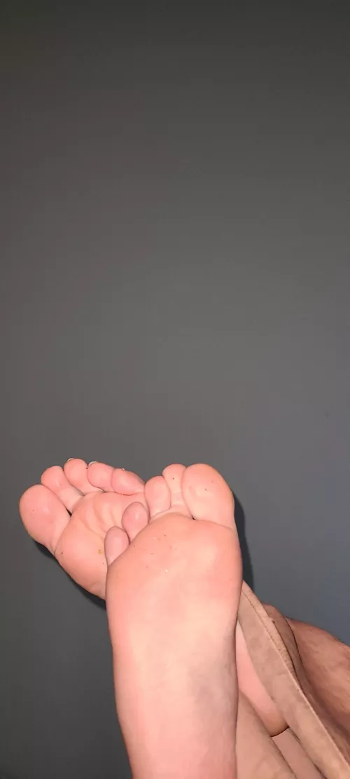 Would you let me just put my feet on your face?