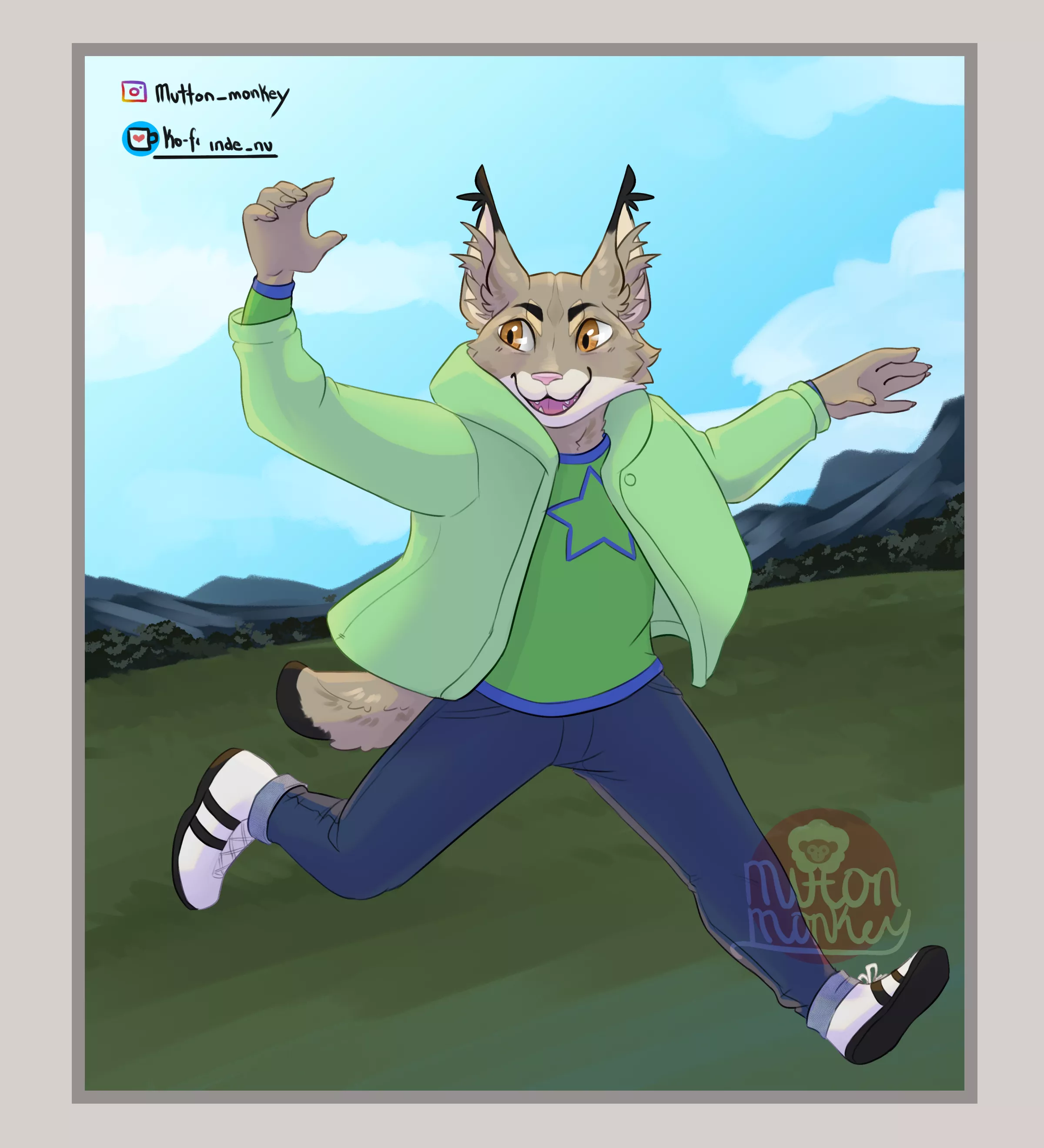 100 furry challenge #23: Chase from PKRob (art by me)