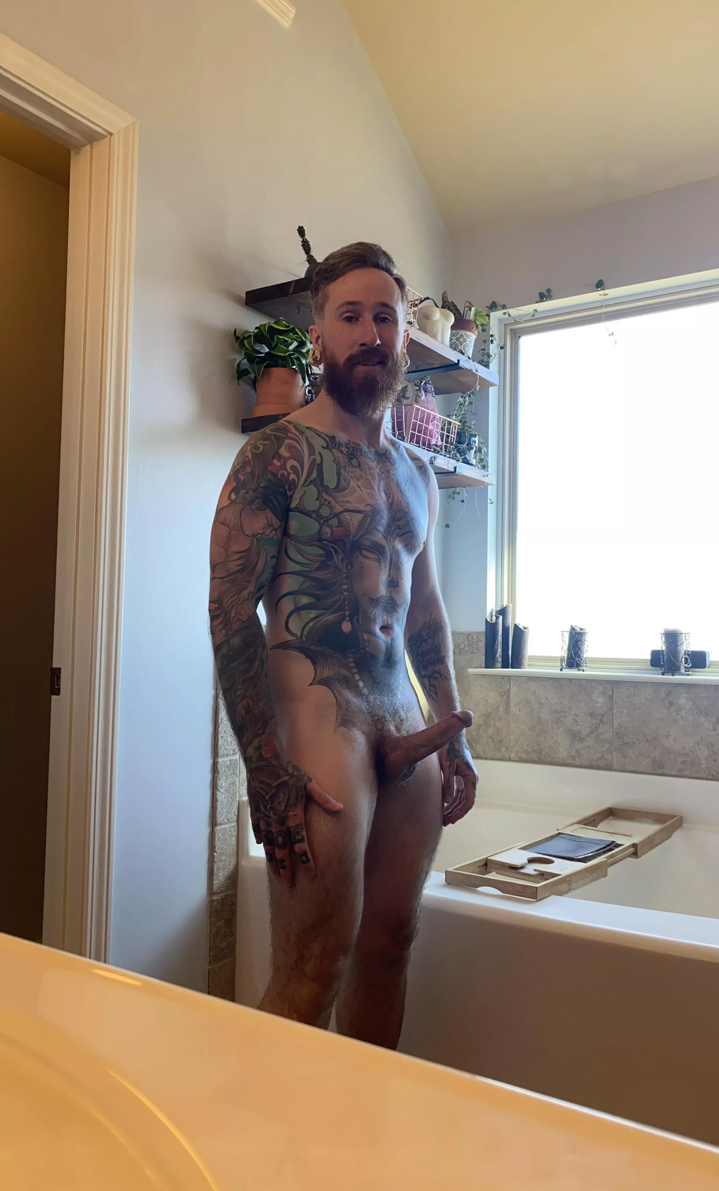 A few inches off the top a couple inches on the bottom