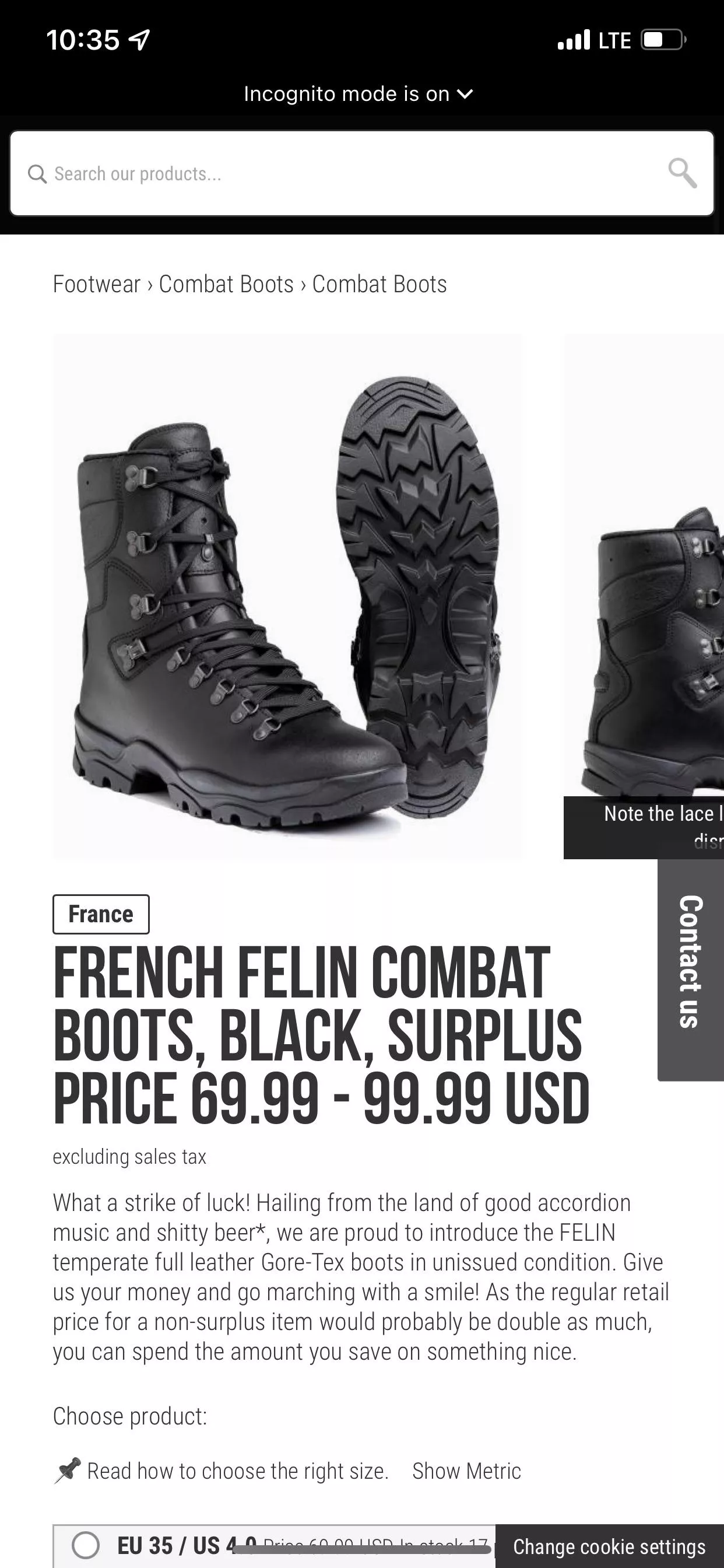 Anyone know anything about French FELIN Combat boots?