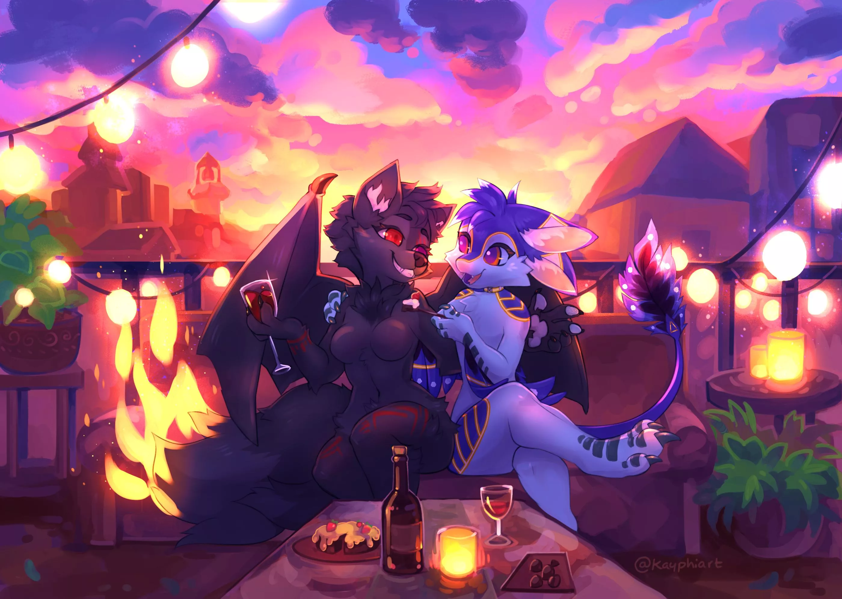 Be Mine Valentine (art by me @kayphiart)