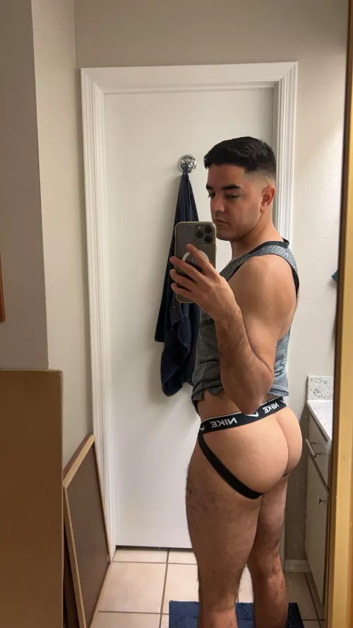 do you like how my ass looks in this jockstrap?