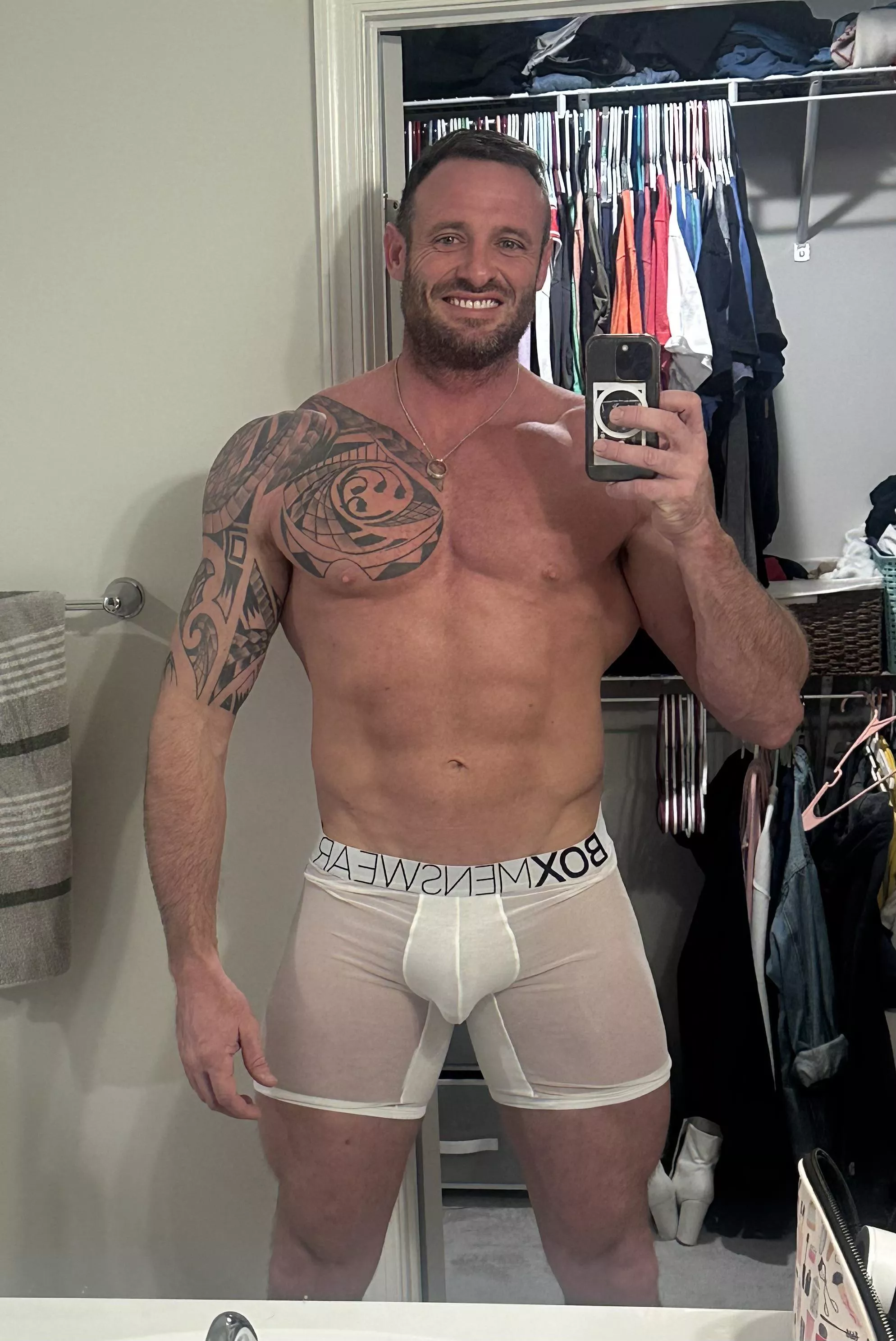 Don’t normally wear this much coverage