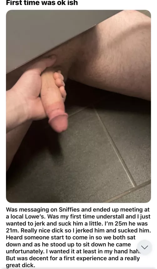 First experience below