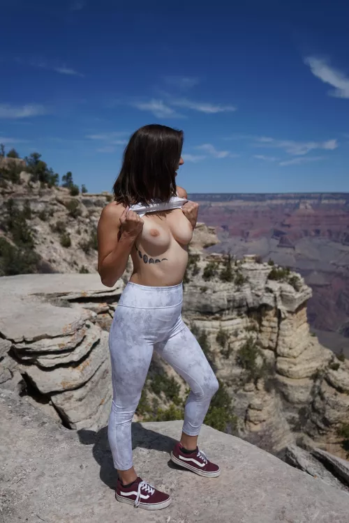 Flashing the families at the Grand Canyon